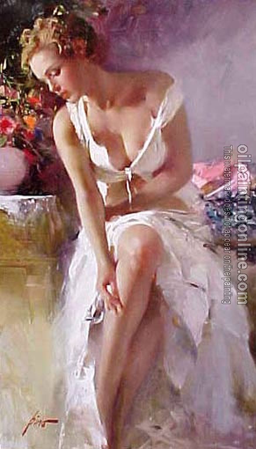 Pino Daeni - Impression oil painting.